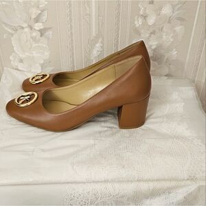 Michael Kors Logo Block Heels New